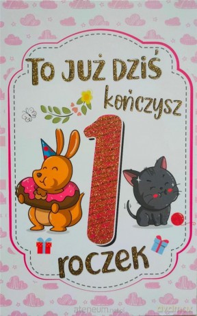 Karnet Roczek dziewczynka 2K - 066