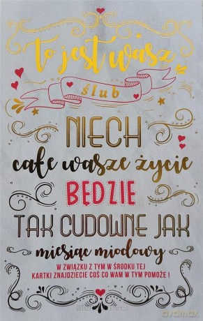 Karnet Ślub