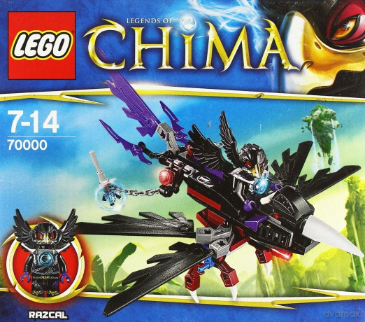 LEGO Legends of Chima - Szybowiec Razcala 70000 [KLOCKI]