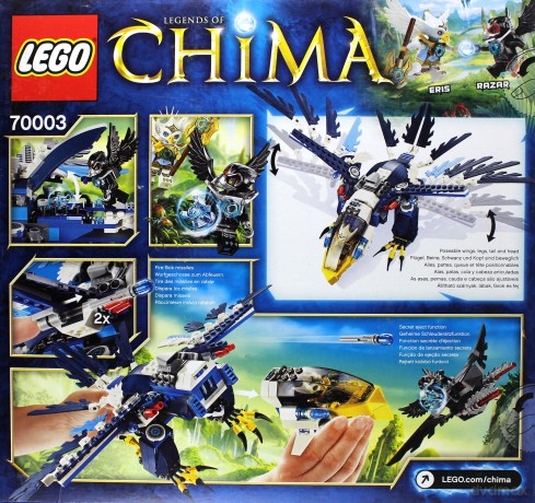 LEGO Legends of Chima - Orzeł Erisa 70003 [KLOCKI]