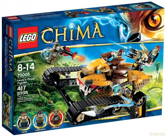 LEGO Legends of Chima - Królewski pojazd Lavala 70005 [KLOCKI]
