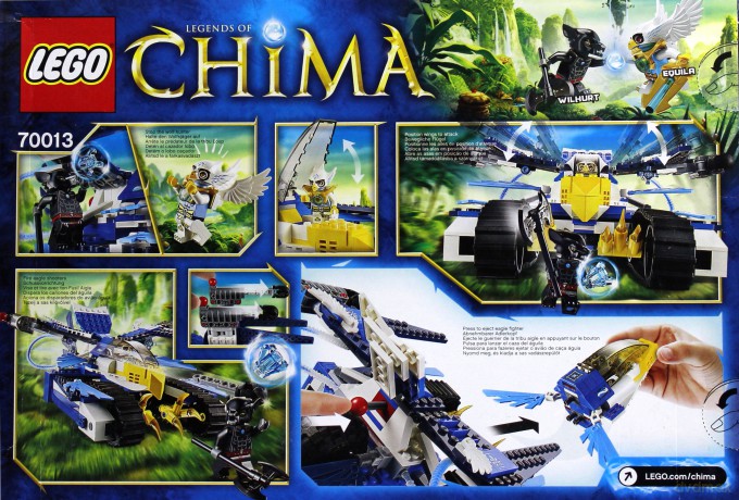LEGO Legends of Chima - Orzeł-napastnik Equili 70013 [KLOCKI]