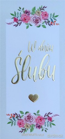 Karnet Ślub SE - 011