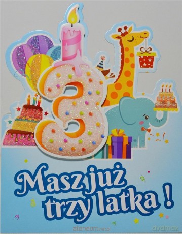 Karnet Urodziny 3