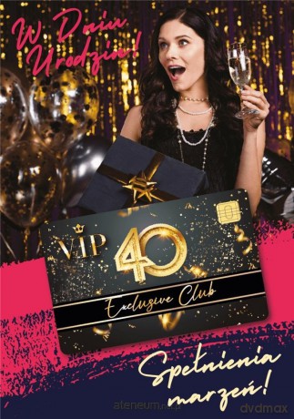 Karnet Urodziny 40 Gift-M