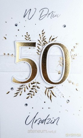 Karnet Urodziny 50