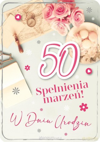Karnet Urodziny 50 GM