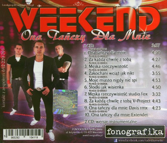 Weekend: Ona tańczy dla mnie [2CD]