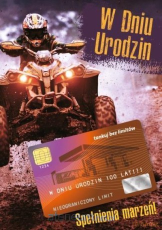 Karnet Urodziny Gift-M-136