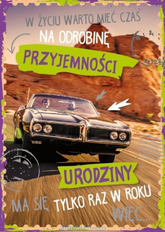 Karnet Urodziny GM-451