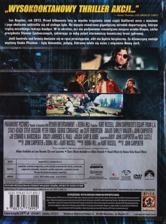 Ucieczka z Los Angeles (The Best Of Science Fiction Nieziemska Kolekcja Filmowa) (booklet) [DVD]