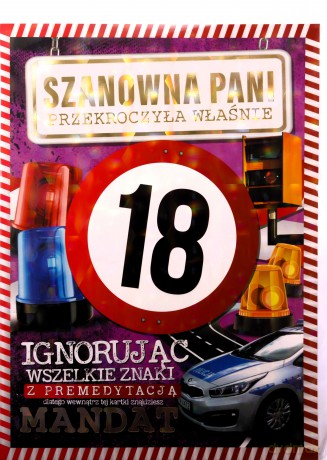 Karnet z mandatem 18-stka