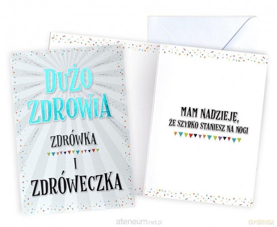 Karnet z życzeniami zdrowia