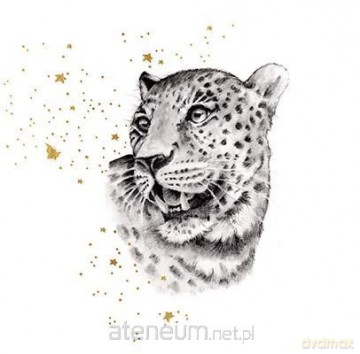 Karnet Złocony kwadrat CL3819_BL Gepard