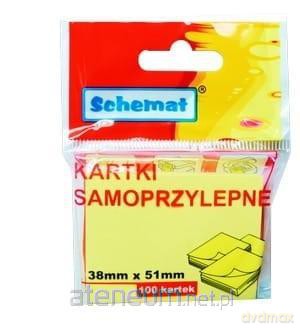 Karteczki samoprzylepne 38x51mm 100 szt