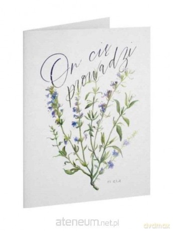 Kartka Dobro - ON - On cię prowadzi - hizop