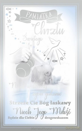 Kartka okolicznościowa Chrzest CH04