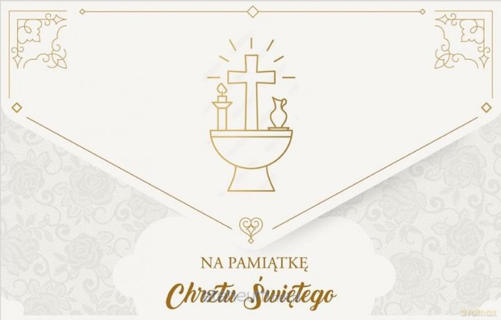 Kartka okolicznościowa Chrzest TS+