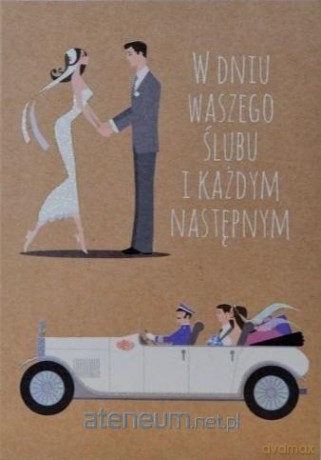 Kartka okolicznościowa eko Ślub NY34