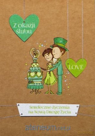 Kartka okolicznościowa eko Ślub TS48