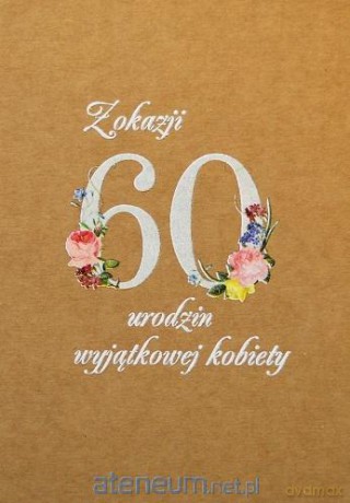 Kartka okolicznościowa eko Urodziny 60 TS52