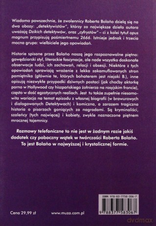 Rozmowy Telefoniczne  - Bolano Roberto [KSIĄŻKA]