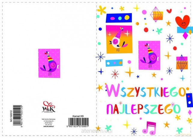 Kartka okolicznościowa NO:192012
