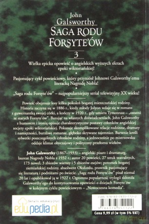 Saga rodu Forsyte'ów. Tom 3 (pocket)  - John Galsworthy [KSIĄŻKA]