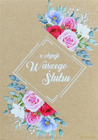 Kartka okolicznościowa Ślub