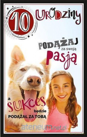 Kartka okolicznościowa Urodziny 10 U96