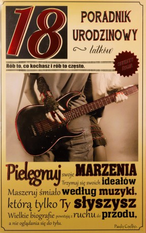 Kartka okolicznościowa Urodziny 18 U16