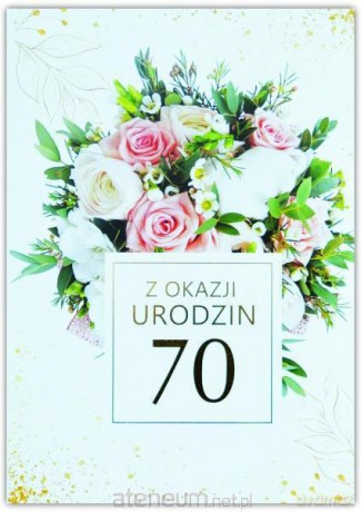 Kartka okolicznościowa Urodziny 70