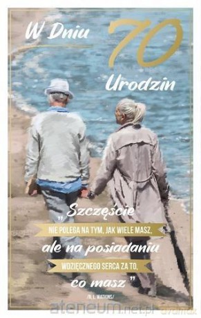 Kartka okolicznościowa Urodziny 70 P16