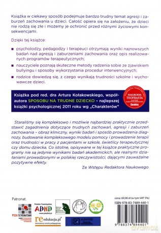 Zaburzenia zachowania u dzieci. Teoria i praktyka  - Kołakowski Artur (red.) [KSIĄŻKA]