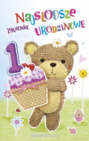 Kartka okolicznościowa Urodziny Roczek N06