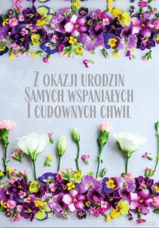 Kartka okolicznościowa Urodziny TS96