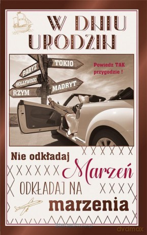 Kartka okolicznościowa Urodziny U63