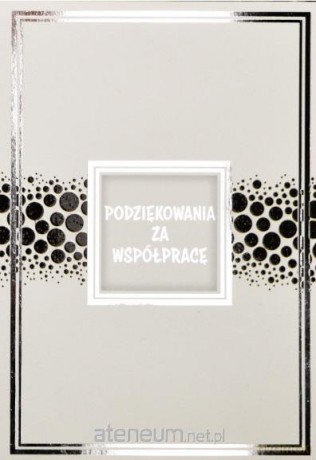 Kartka Podziękowania za współpracę V05