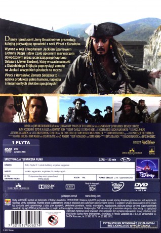Piraci z Karaibów: Zemsta Salazara [DVD]