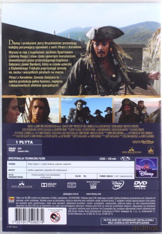 Piraci z Karaibów: Zemsta Salazara [DVD]