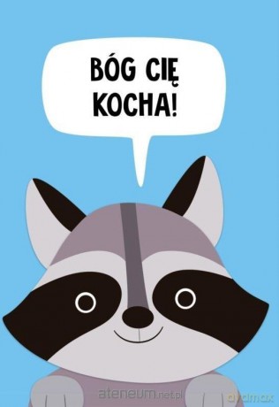 Kartka składana - Bóg Cię kocha szop
