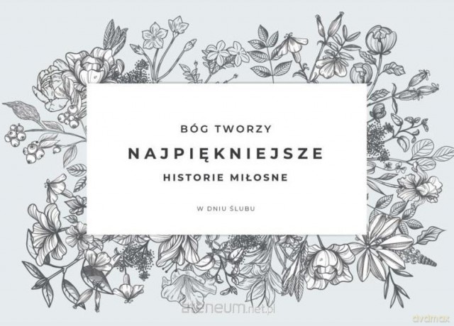 Kartka składana - Bóg tworzy najpiękniejsze