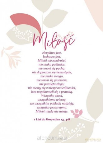 Kartka Składana - Hymn o miłości