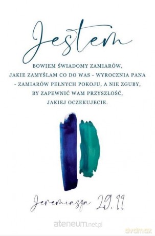 Kartka składana - Jestem bowiem świadomy