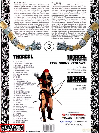 Thorgal Tom 3 Kriss de Valnor: Czyn godny królowej (miękka) - Surżenko - Yann [KSIĄŻKA]