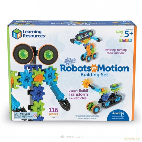Klocki, Koła Zębate, Robot, Zestaw konstrukcyjny
