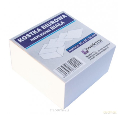 Kostka biała 85x85mm 5 cm