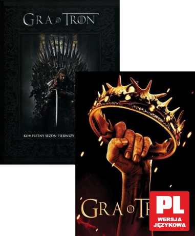 Gra o tron sezon 1 + 2 Pakiet [10DVD]