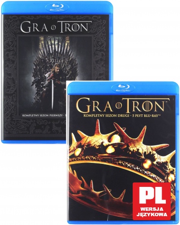 Gra o tron sezon 1 + 2 Pakiet [10Blu-Ray]