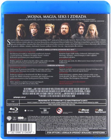 Gra o tron sezon 1 + 2 Pakiet [10Blu-Ray]